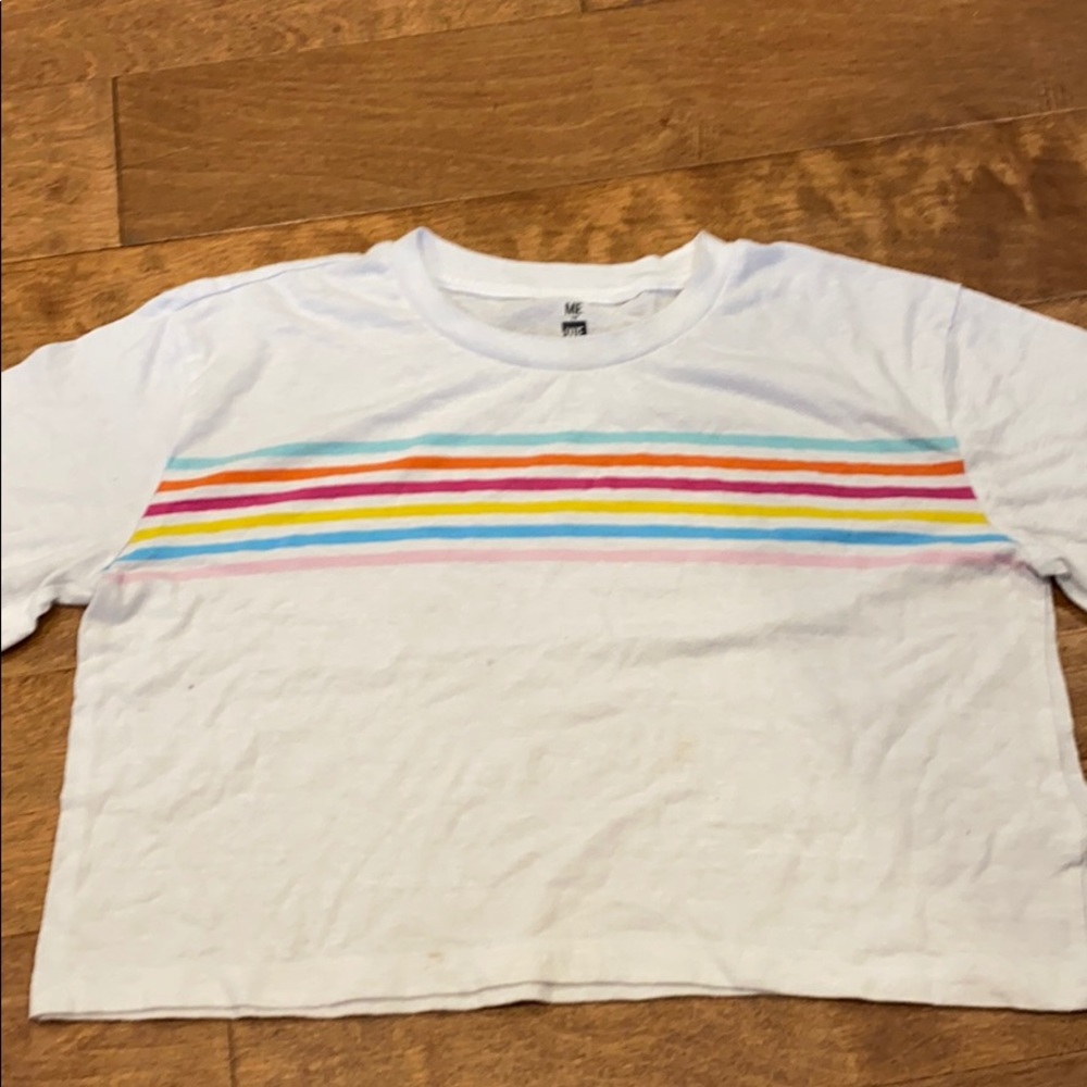 colorful crop top